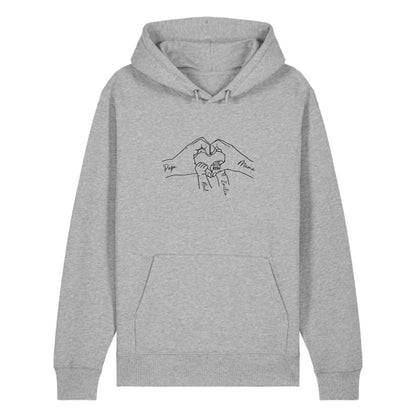 Family Love - Bio Unisex Hoodie *personalisierbar*