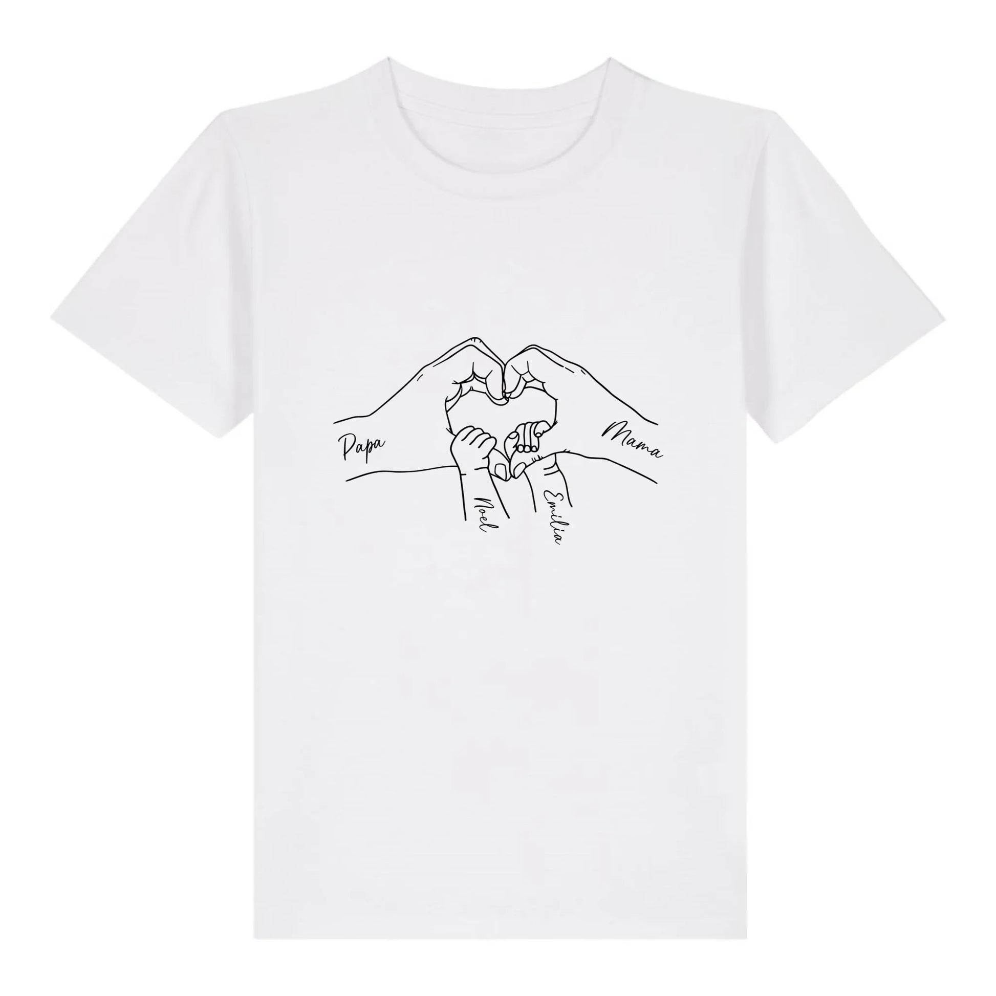 Family Love - Bio Kinder Shirt *personalisierbar* Mini Creator Shirt 2.0 ST ST White