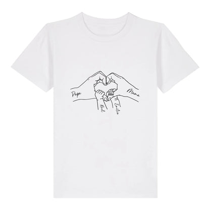 Family Love - Bio Kinder Shirt *personalisierbar*