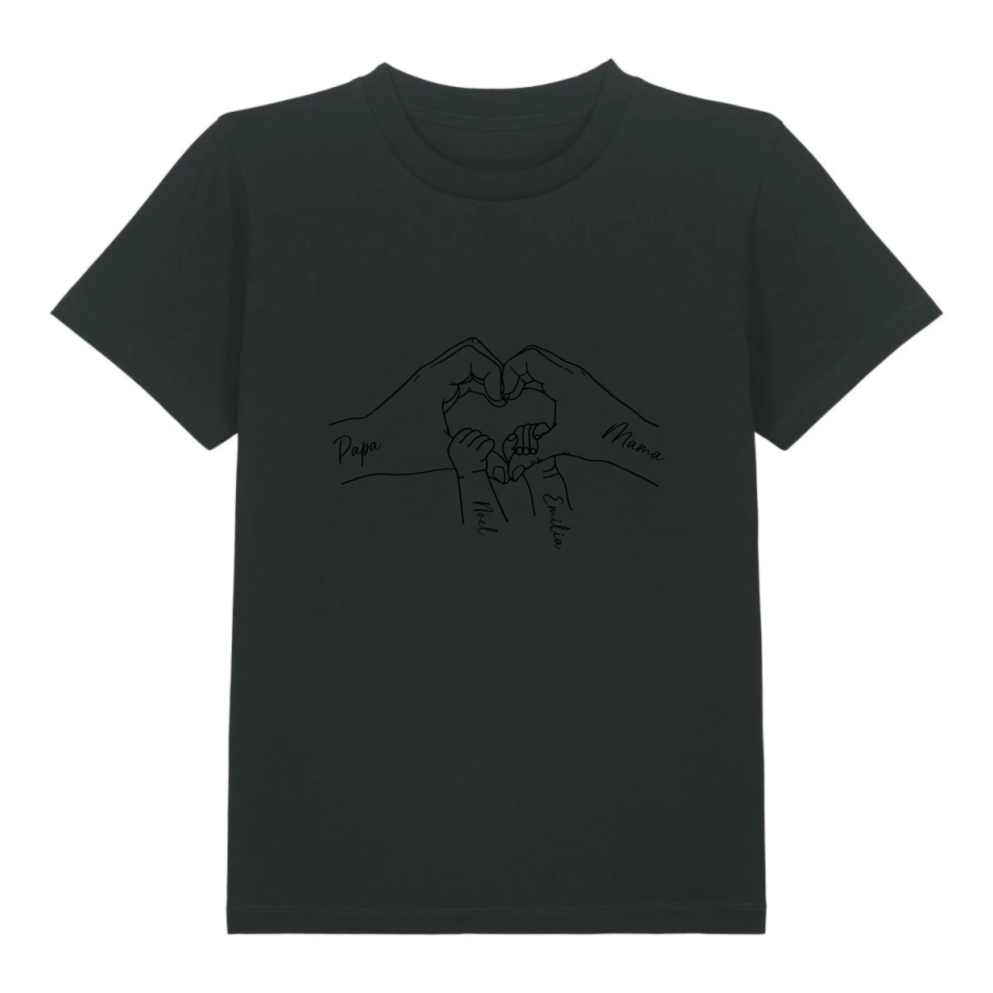 Family Love - Bio Kinder Shirt *personalisierbar* Mini Creator Shirt 2.0 ST ST Black