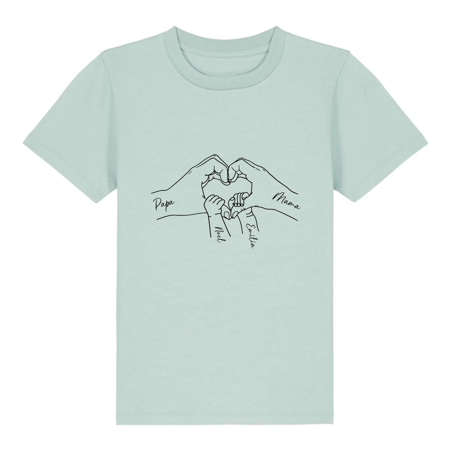 Family Love - Bio Kinder Shirt *personalisierbar*