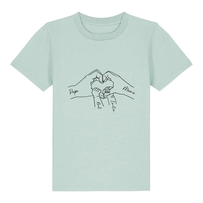 Family Love - Bio Kinder Shirt *personalisierbar*