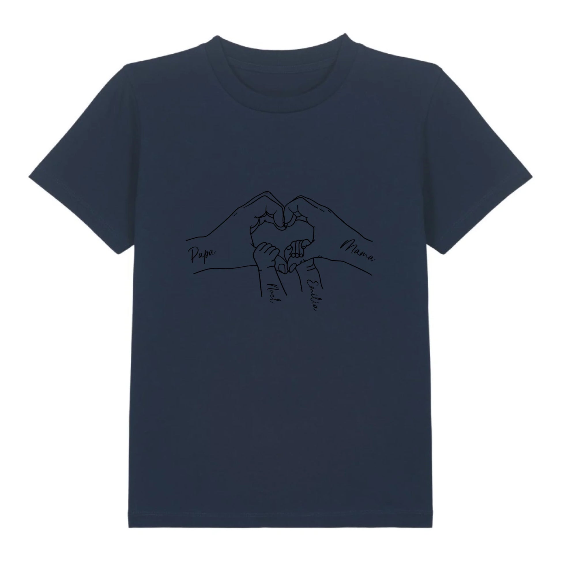 Family Love - Bio Kinder Shirt *personalisierbar* Mini Creator Shirt 2.0 ST ST French-Navy