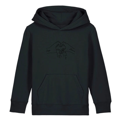 Family Love - Bio Kinder Hoodie *personalisierbar* Mini Cruiser Hoodie 2.0 ST ST Black