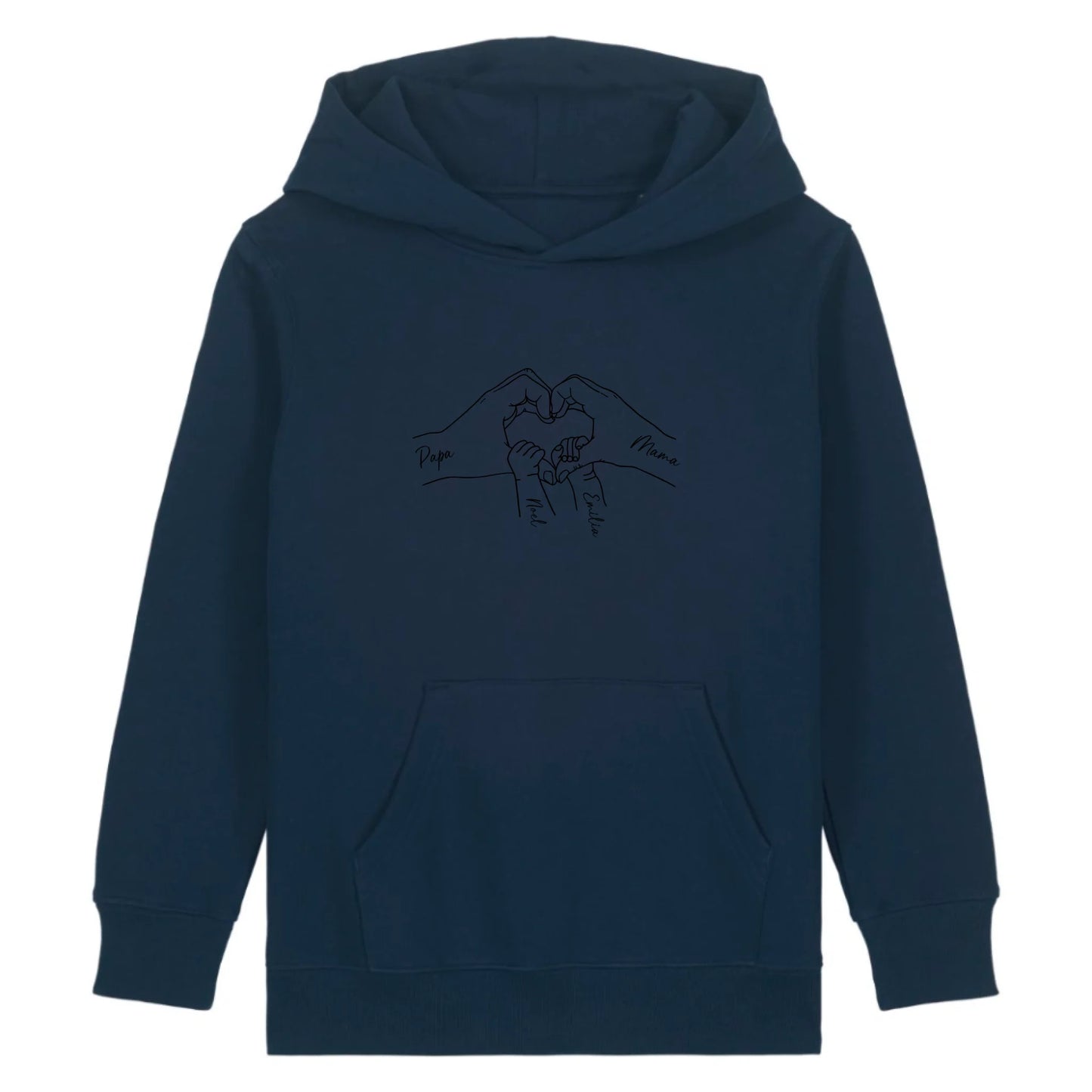 Family Love - Bio Kinder Hoodie *personalisierbar* Mini Cruiser Hoodie 2.0 ST ST French-Navy