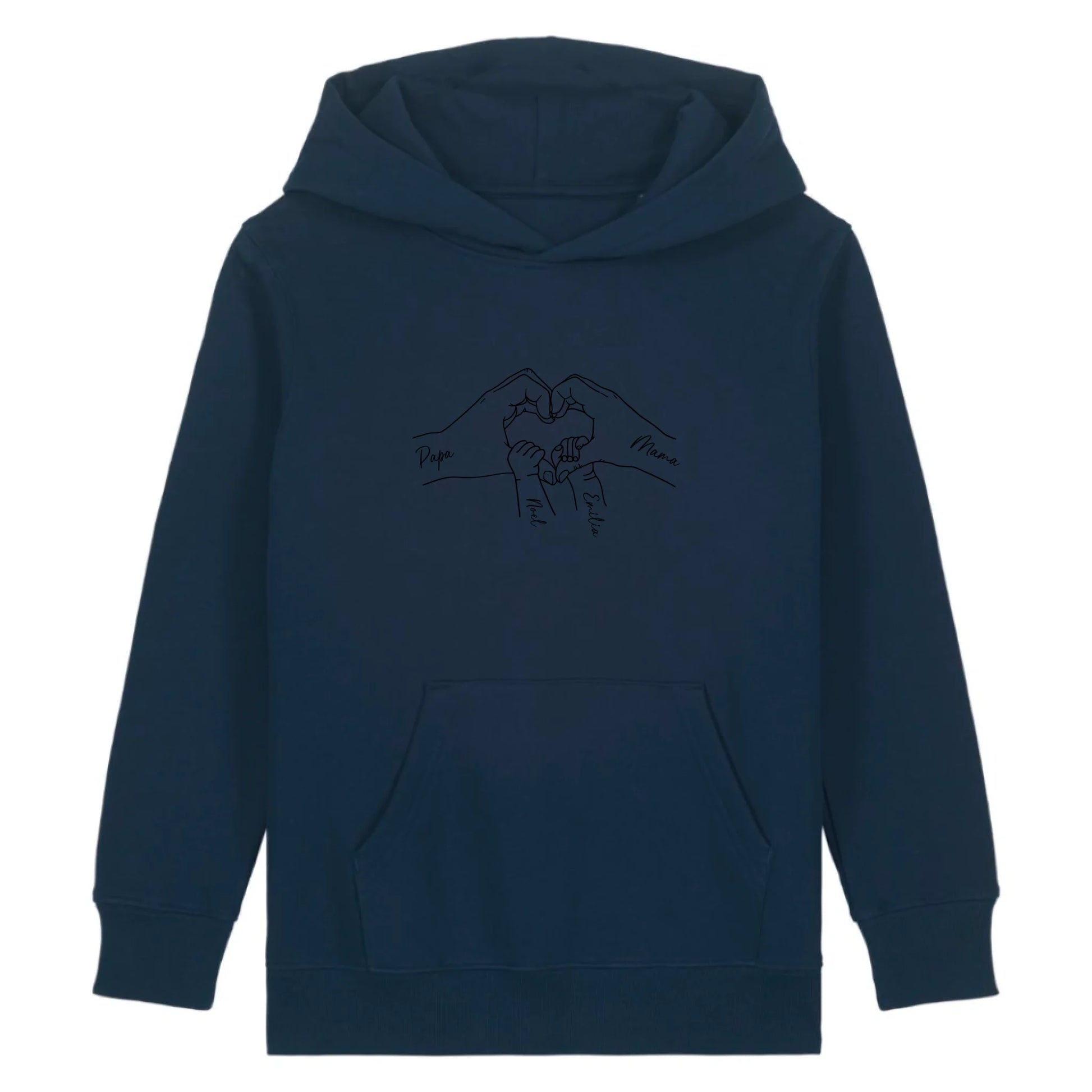 Family Love - Bio Kinder Hoodie *personalisierbar* Mini Cruiser Hoodie 2.0 ST ST French-Navy
