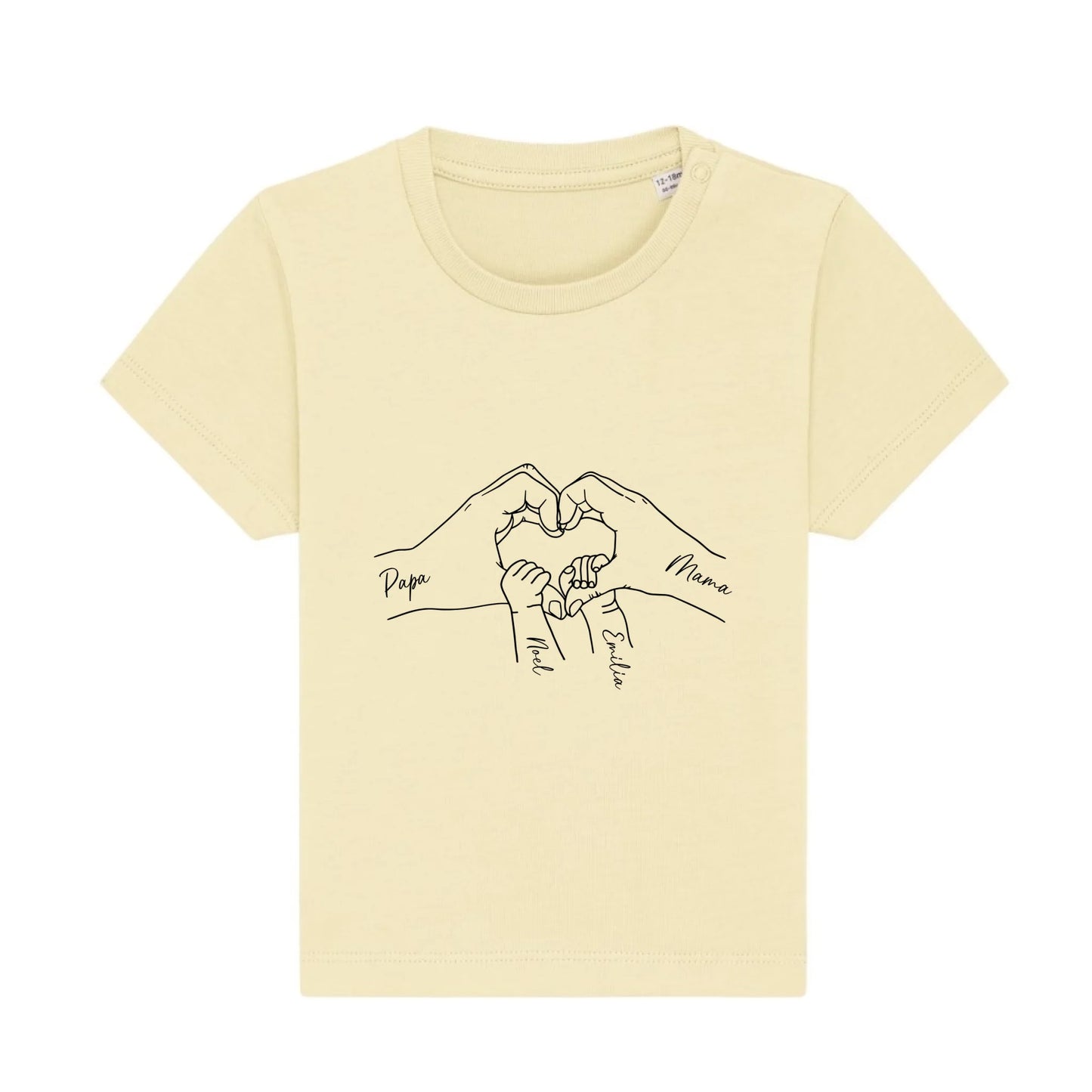 Family Love - Bio Baby Shirt *personalisierbar*