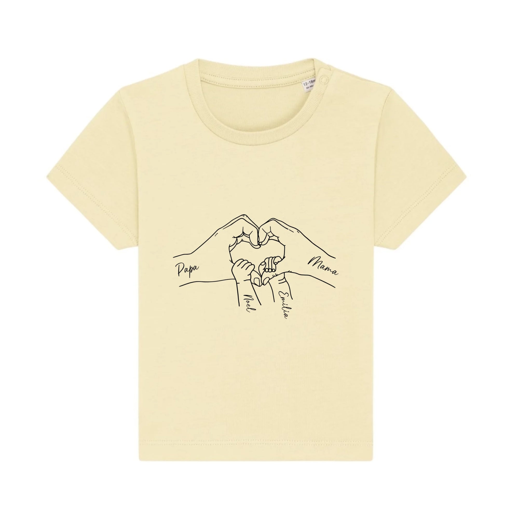 Family Love - Bio Baby Shirt *personalisierbar*