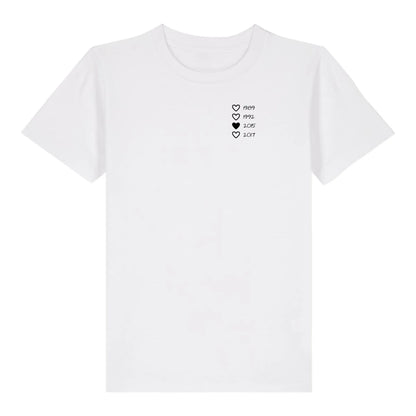Family Hearts - Bio Kinder Shirt *personalisierbar* Mini Creator Shirt 2.0 ST ST White