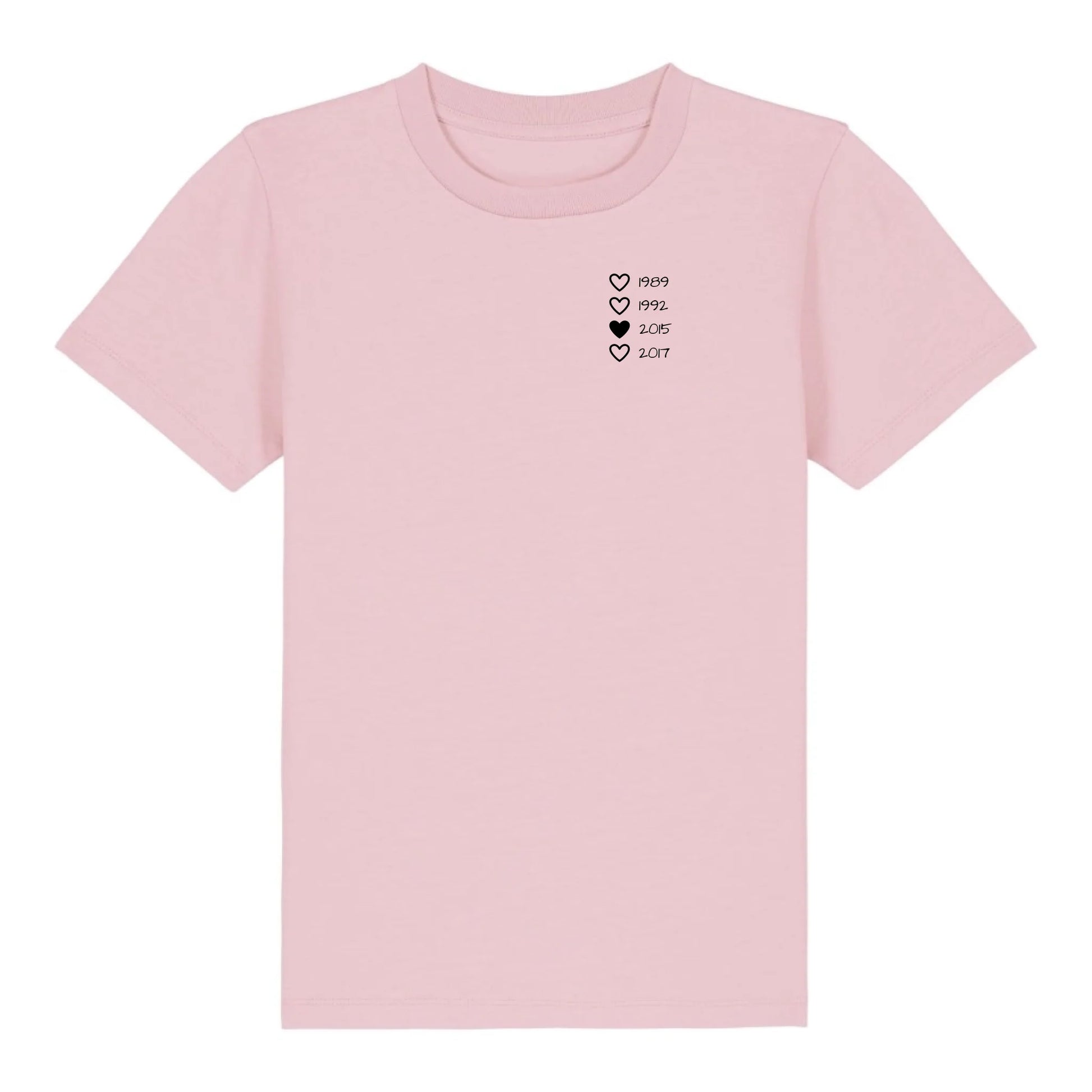 Family Hearts - Bio Kinder Shirt *personalisierbar* Mini Creator Shirt 2.0 ST ST Cotton-Pink