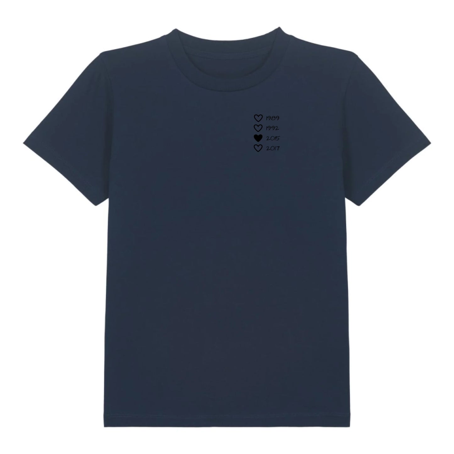 Family Hearts - Bio Kinder Shirt *personalisierbar* Mini Creator Shirt 2.0 ST ST French-Navy