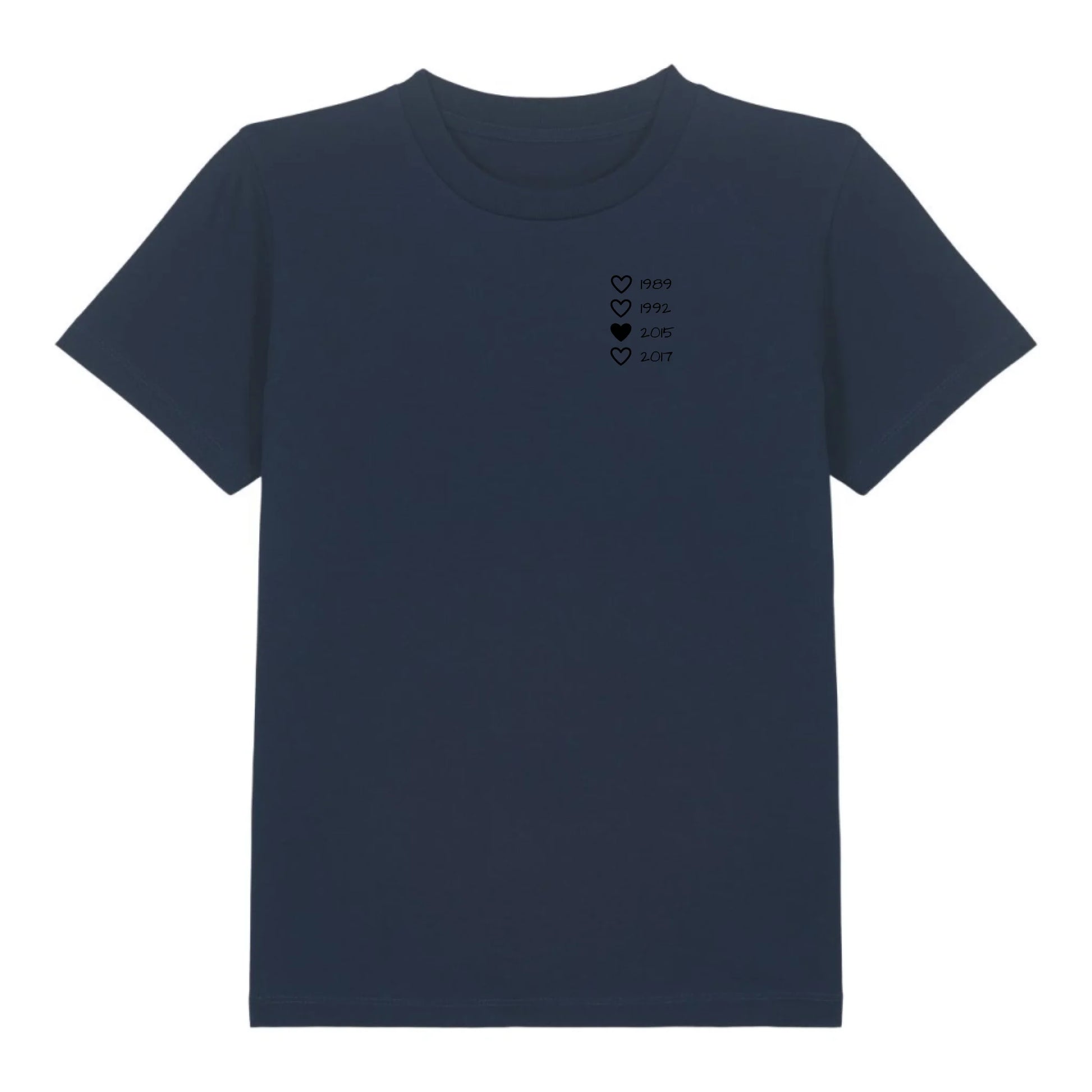 Family Hearts - Bio Kinder Shirt *personalisierbar* Mini Creator Shirt 2.0 ST ST French-Navy