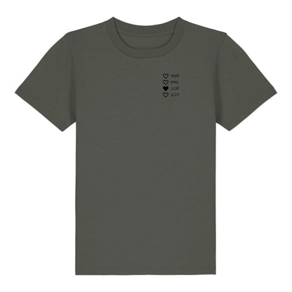 Family Hearts - Bio Kinder Shirt *personalisierbar* Mini Creator Shirt 2.0 ST ST Khaki