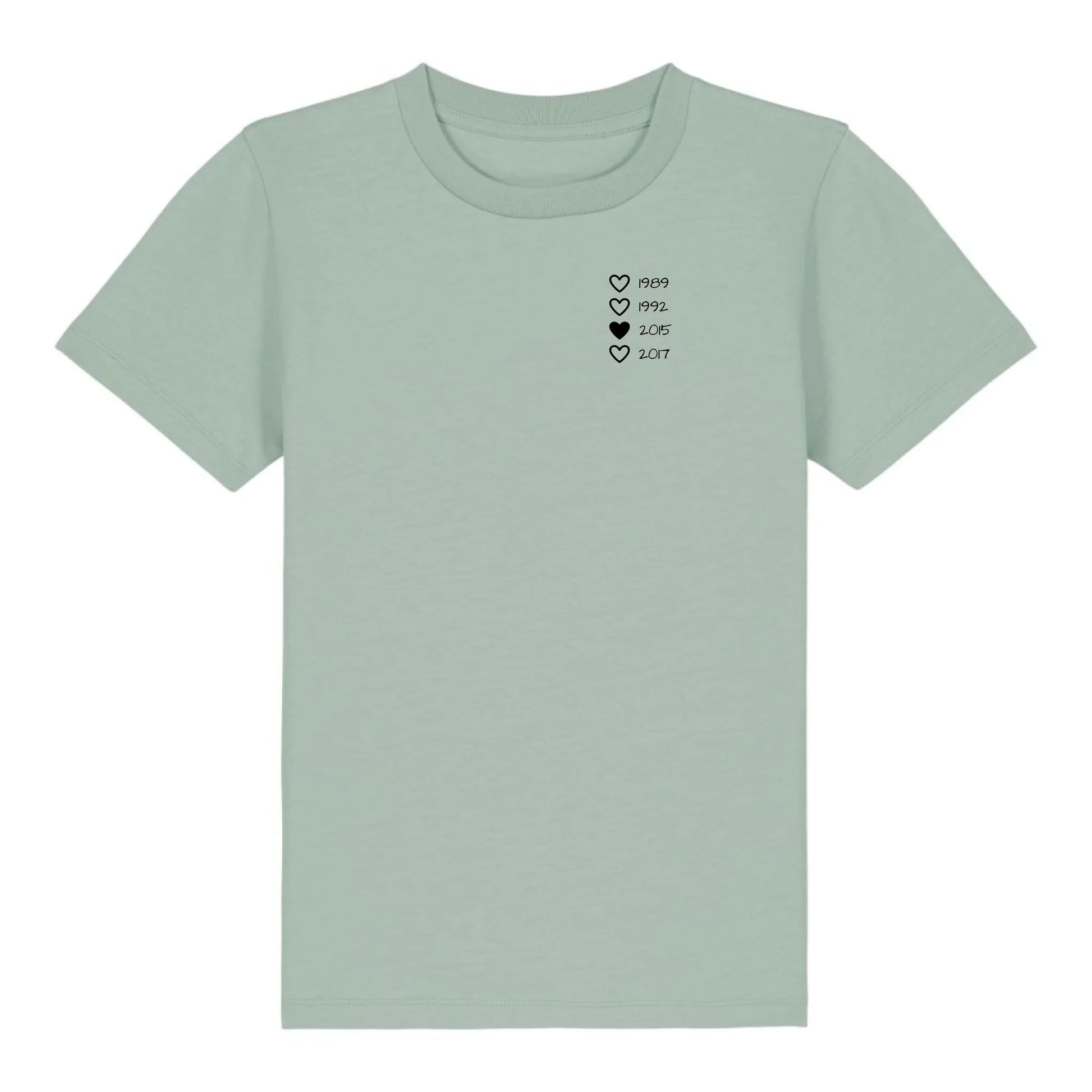 Family Hearts - Bio Kinder Shirt *personalisierbar* Mini Creator Shirt 2.0 ST ST Aloe