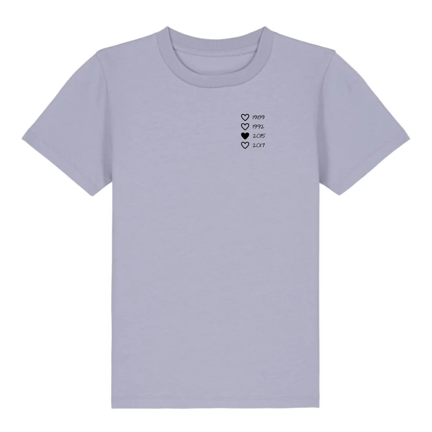 Family Hearts - Bio Kinder Shirt *personalisierbar*