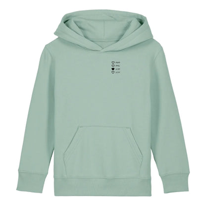 Family Hearts - Bio Kinder Hoodie *personalisierbar* Mini Cruiser Hoodie 2.0 ST ST Aloe