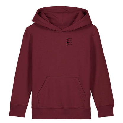 Family Hearts - Bio Kinder Hoodie *personalisierbar* Mini Cruiser Hoodie 2.0 ST ST Burgundy