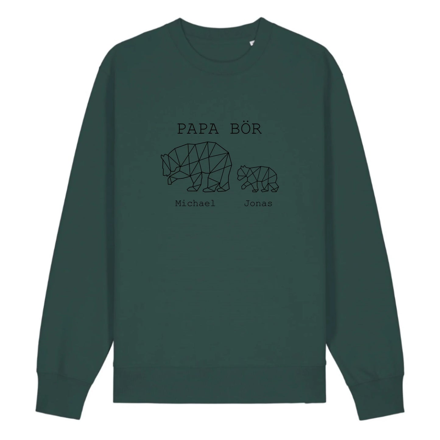 Papa Bör - Bio Unisex Sweatshirt *personalisierbar (1-4 Kinder mit Namen)*