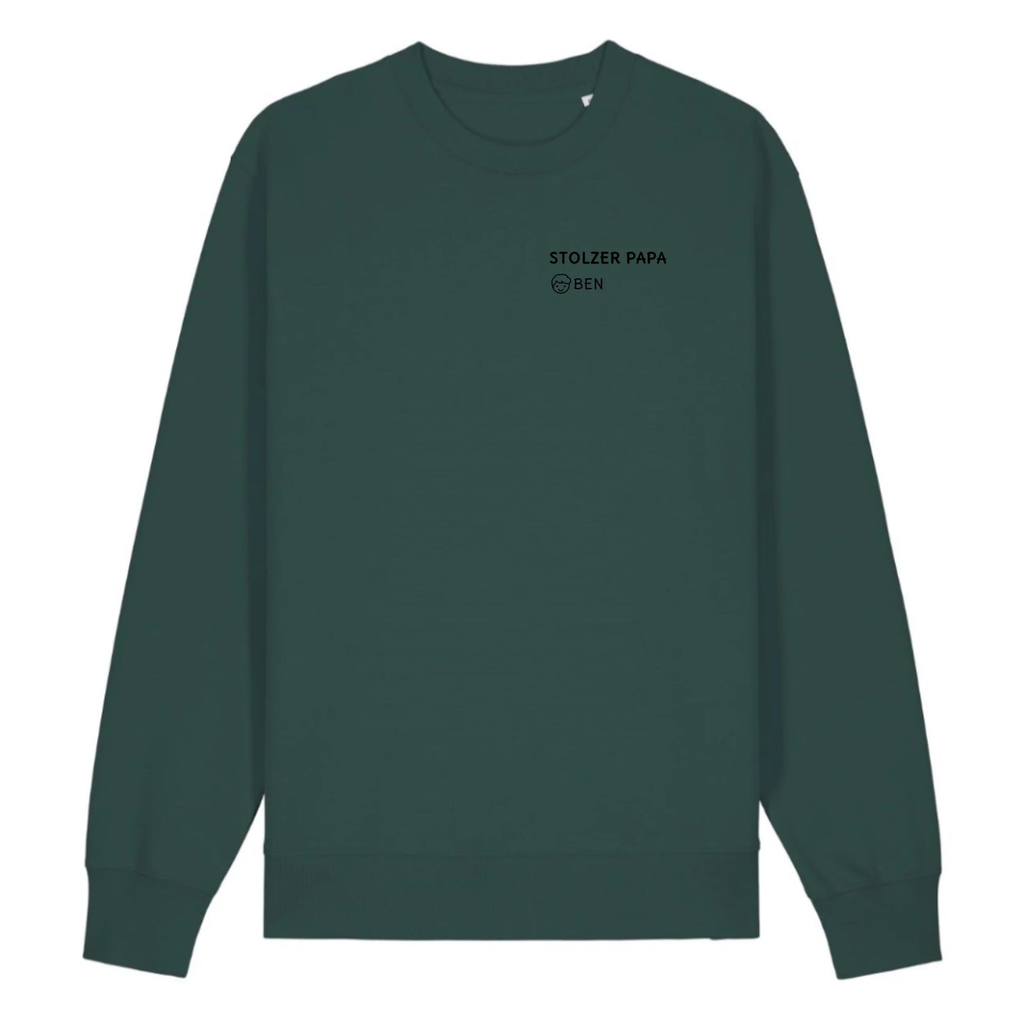 Stolzer Papa - Bio Unisex Sweatshirt *personalisierbar*