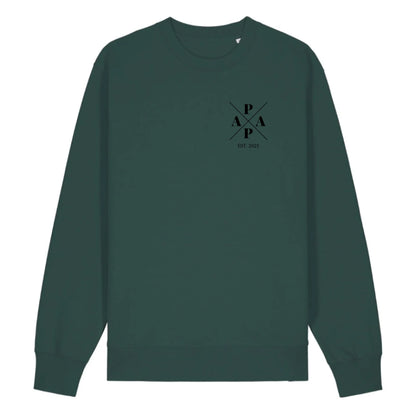 Papa Minimal + Symbole - Bio Unisex Sweatshirt *personalisierbar*