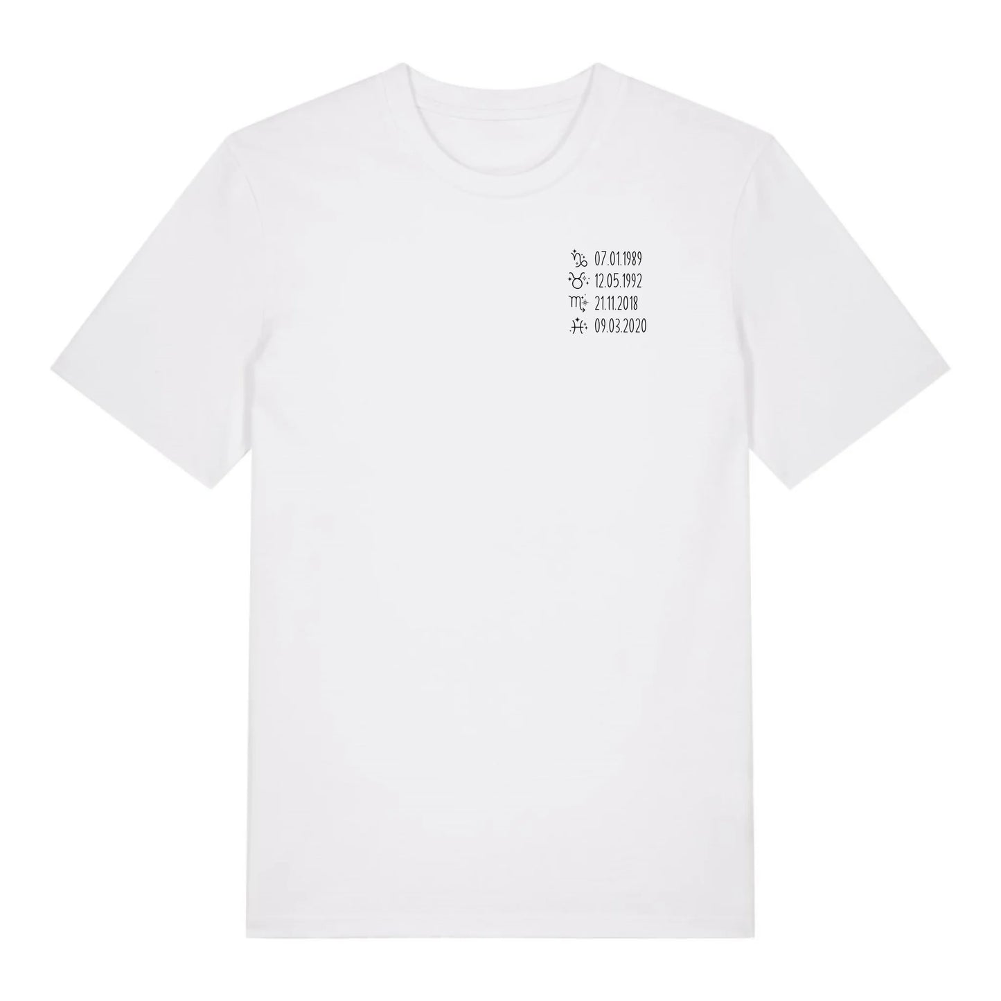 Sternzeichen - Bio Herren Shirt *personalisierbar* Creator T-Shirt 2.0 ST ST White
