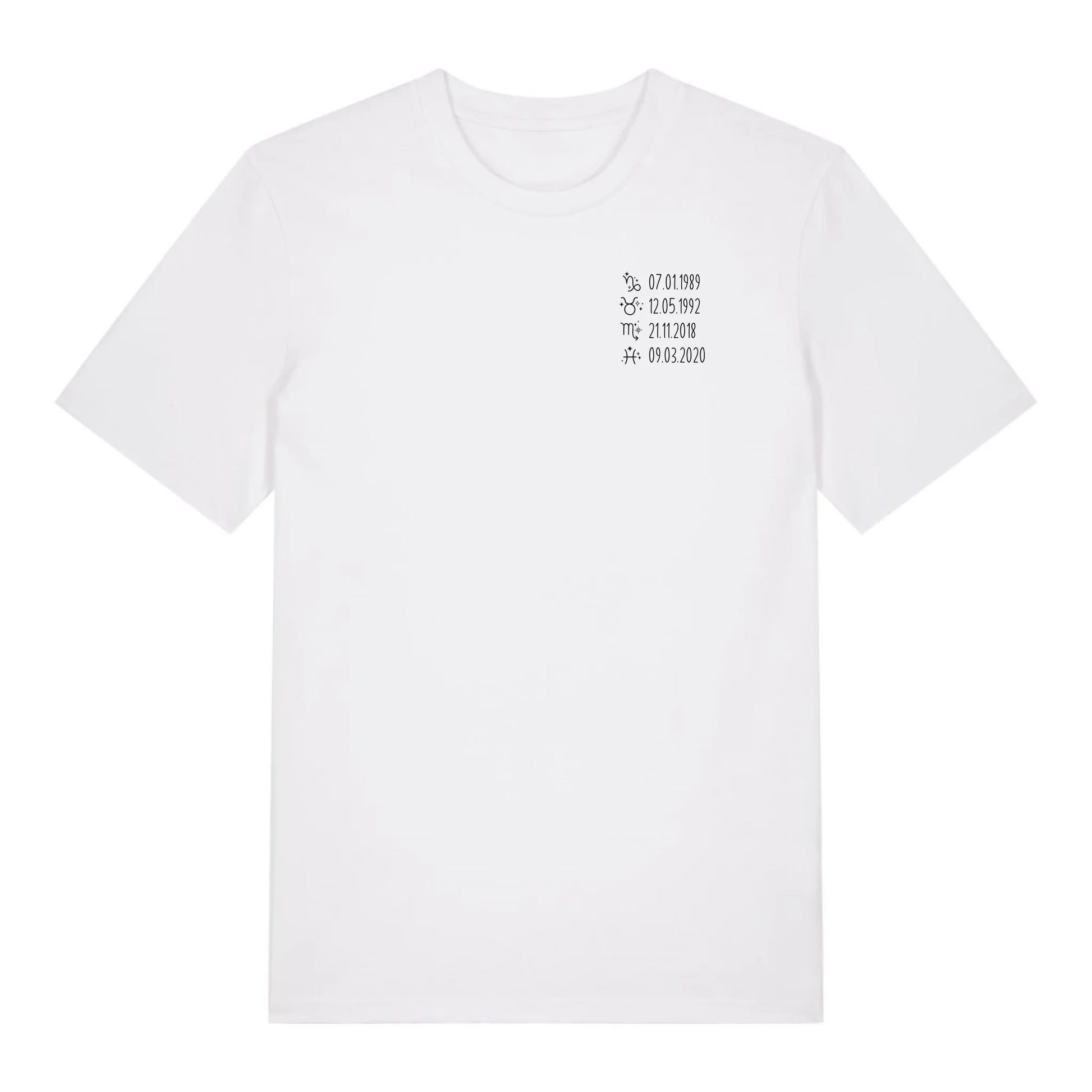 Sternzeichen - Bio Herren Shirt *personalisierbar* Creator T-Shirt 2.0 ST ST White