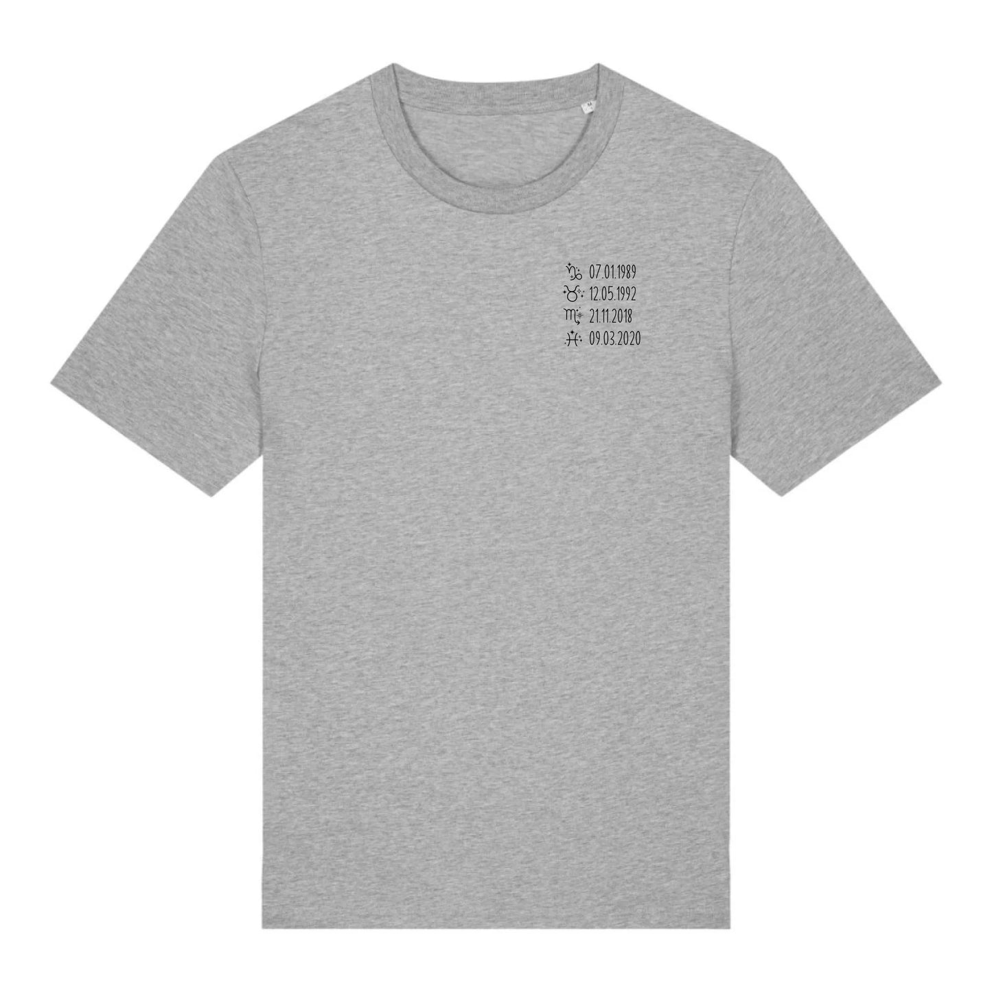 Sternzeichen - Bio Herren Shirt *personalisierbar* Creator T-Shirt 2.0 ST ST Heather-Grey