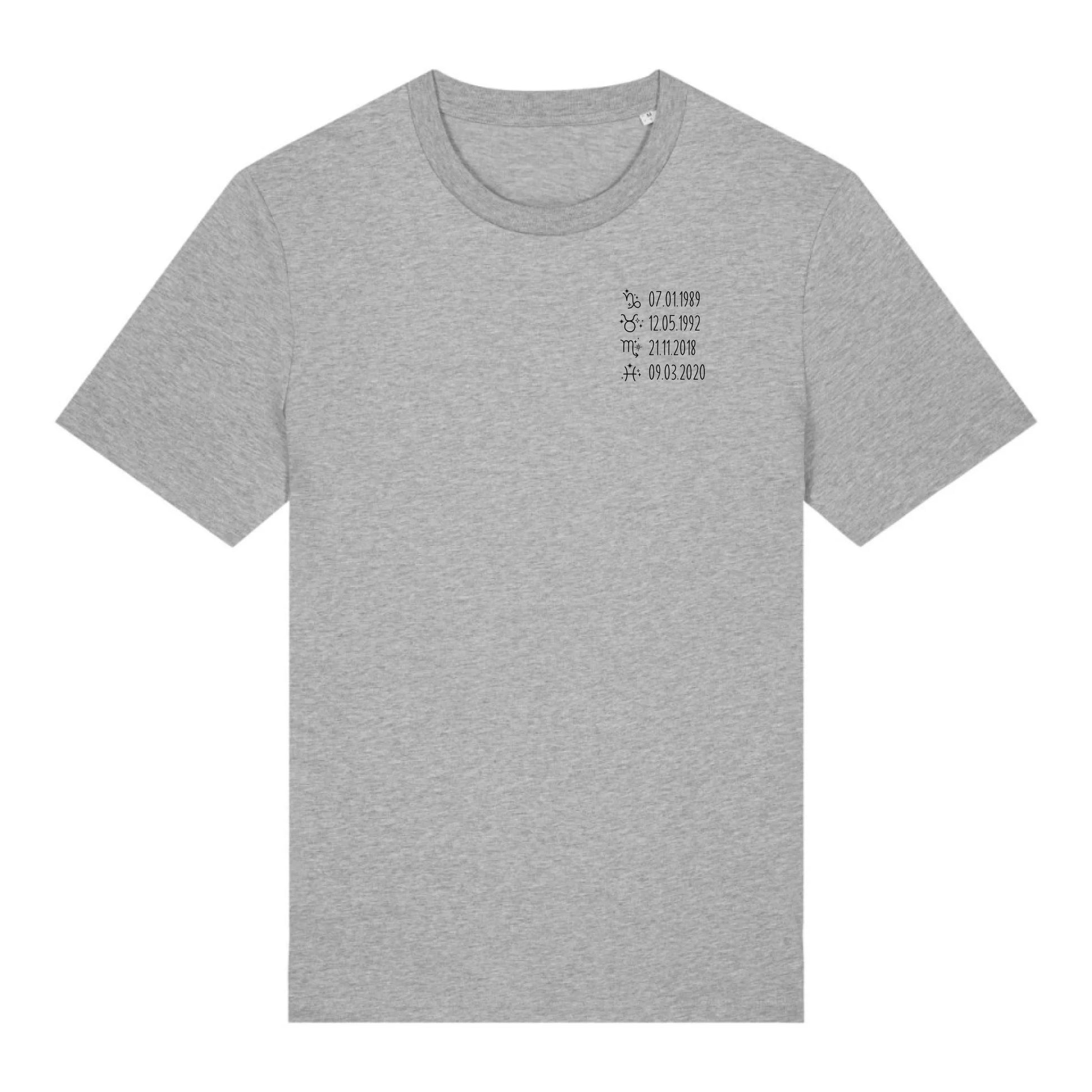 Sternzeichen - Bio Herren Shirt *personalisierbar* Creator T-Shirt 2.0 ST ST Heather-Grey