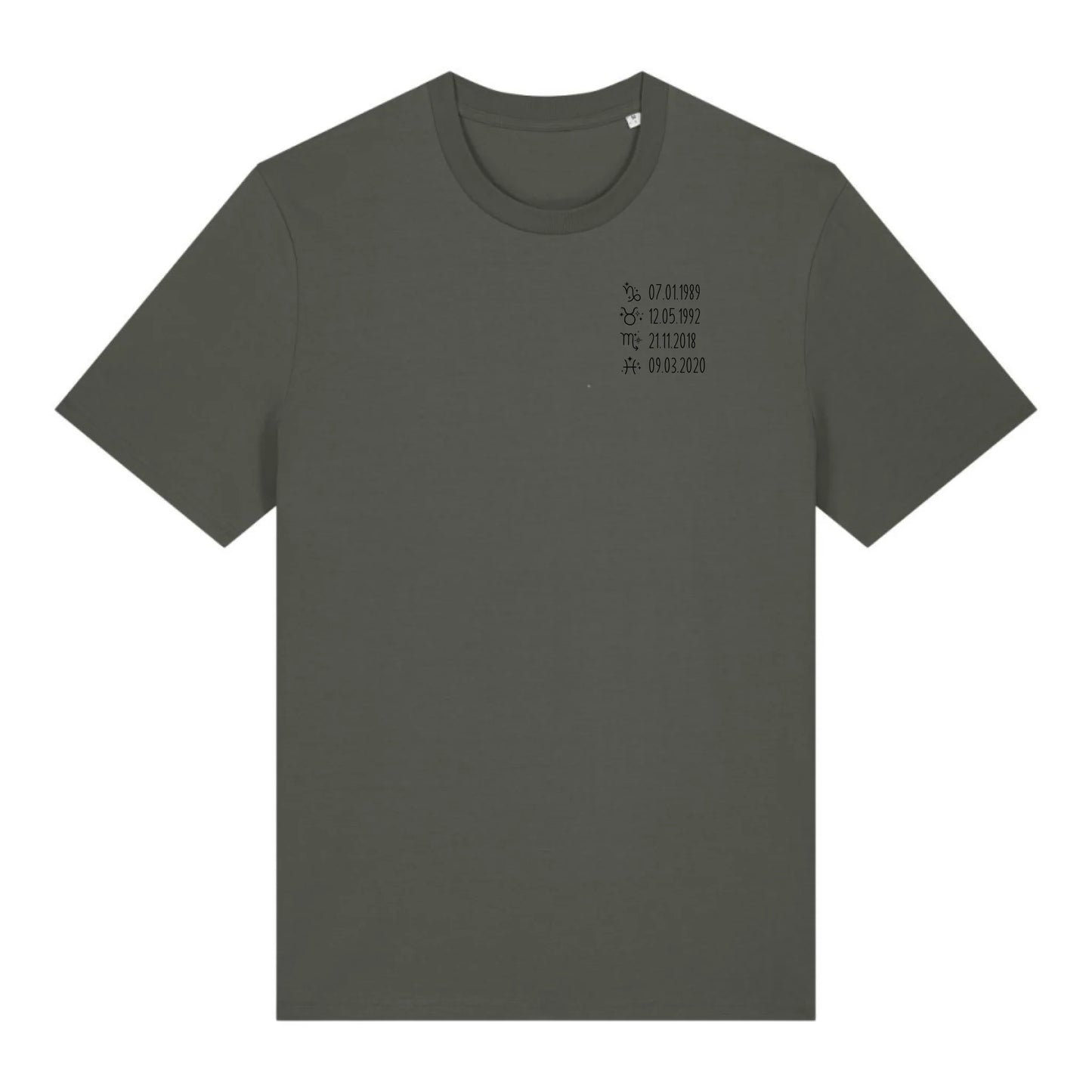 Sternzeichen - Bio Herren Shirt *personalisierbar*