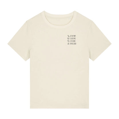 Sternzeichen - Bio Damen Shirt *personalisierbar*