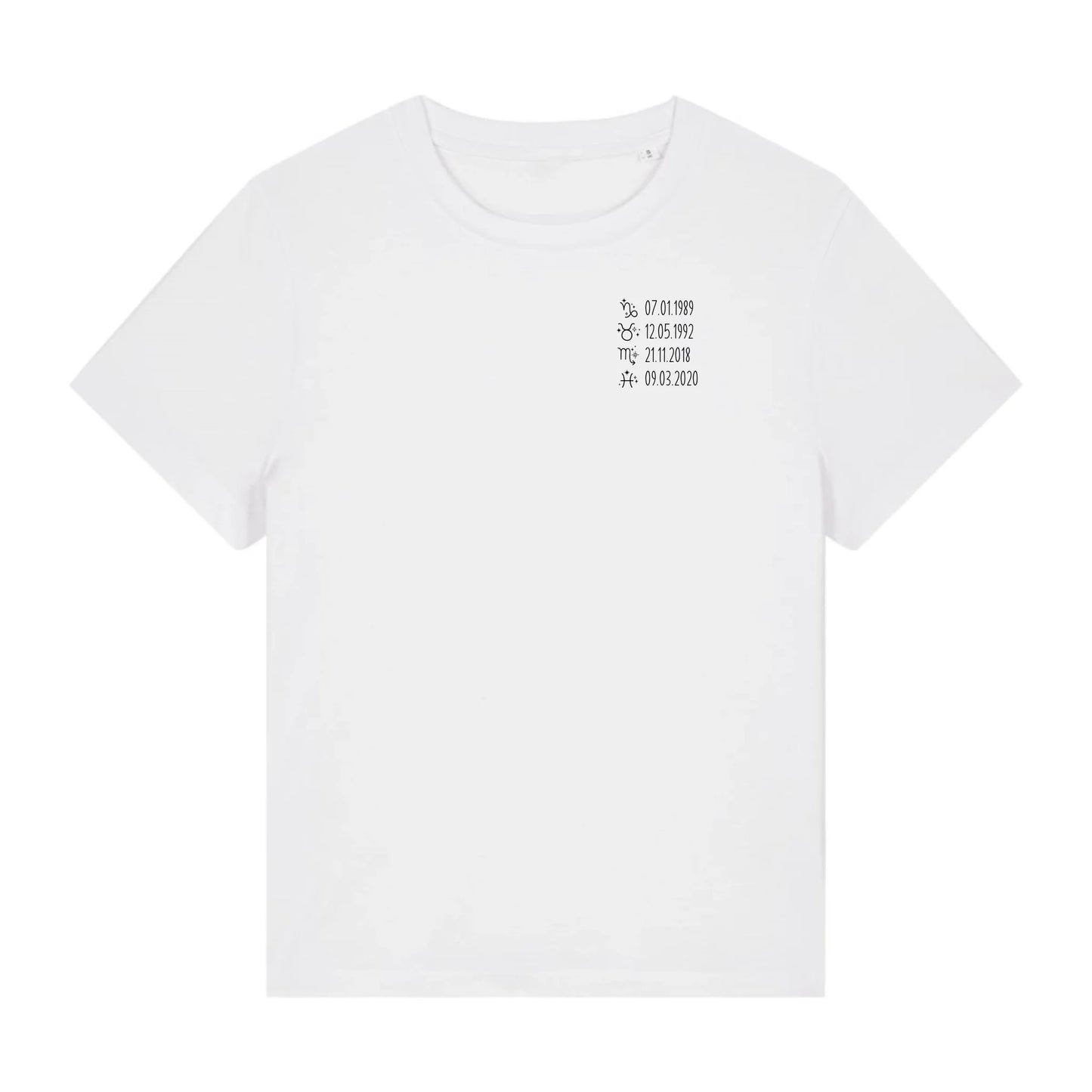 Sternzeichen - Bio Damen Shirt *personalisierbar*
