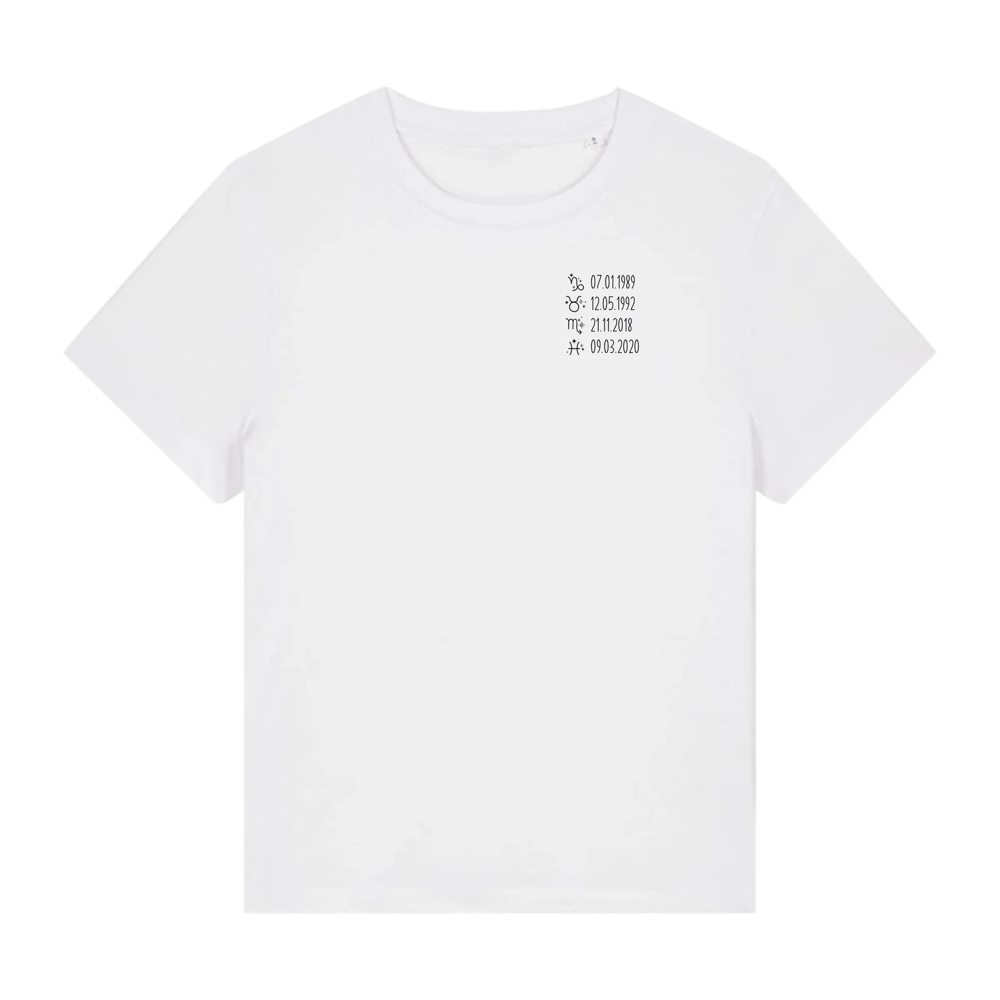 Sternzeichen - Bio Damen Shirt *personalisierbar*