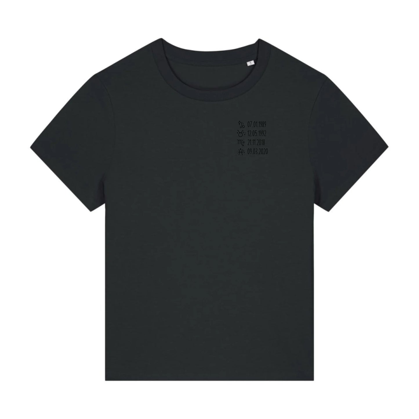 Sternzeichen - Bio Damen Shirt *personalisierbar*