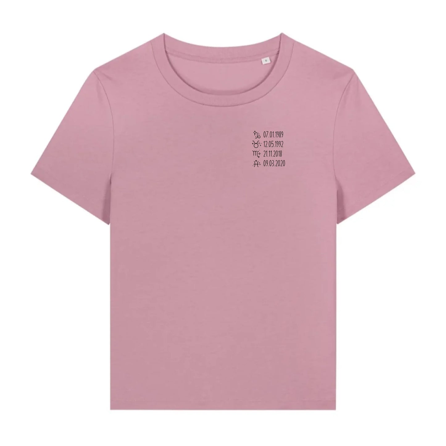Sternzeichen - Bio Damen Shirt *personalisierbar*