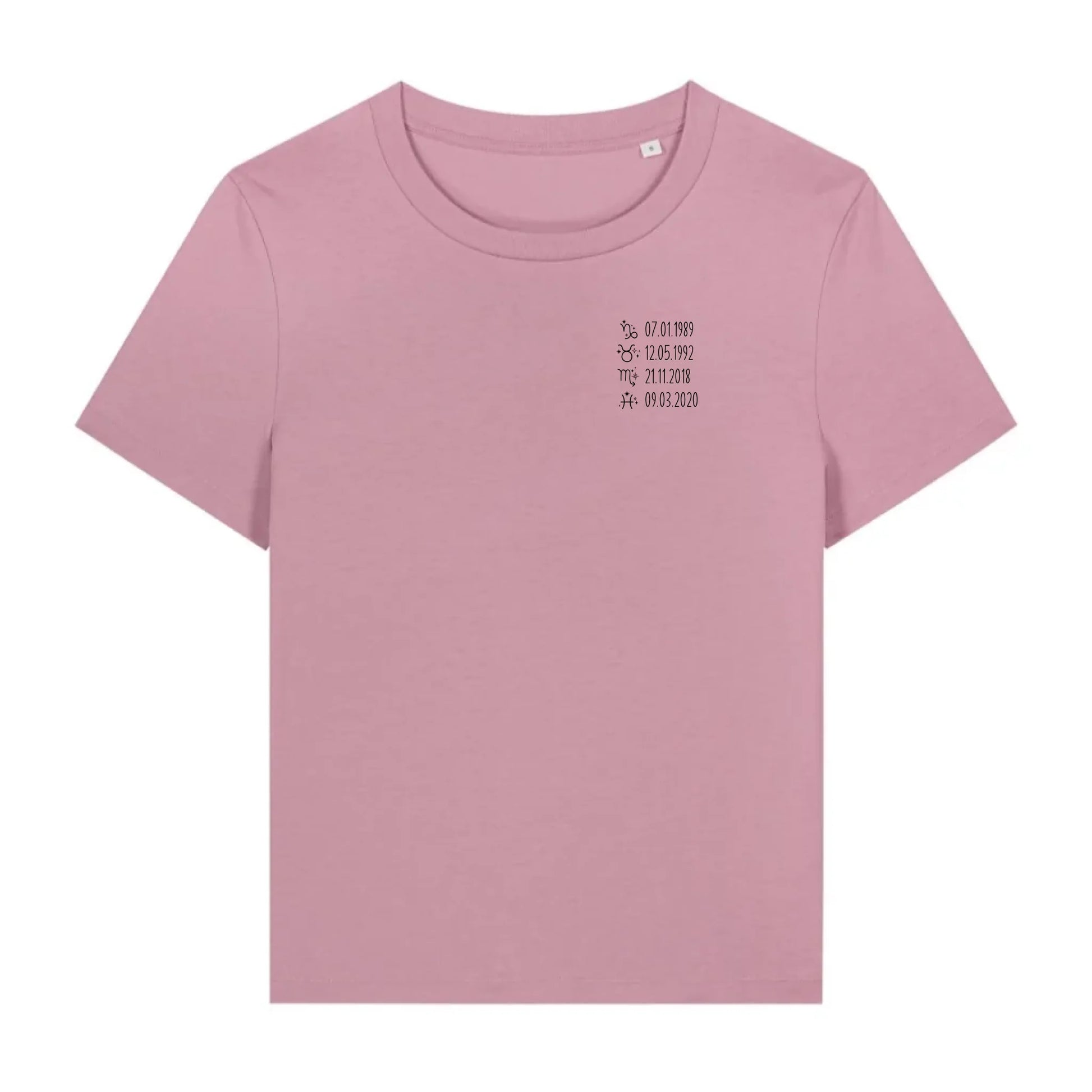 Sternzeichen - Bio Damen Shirt *personalisierbar*