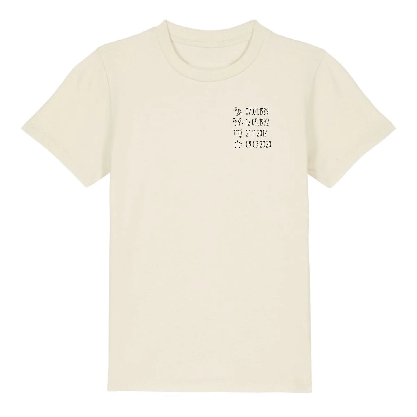 Sternzeichen - Bio Kinder Shirt *personalisierbar* Mini Creator Shirt 2.0 ST ST Natural-Raw