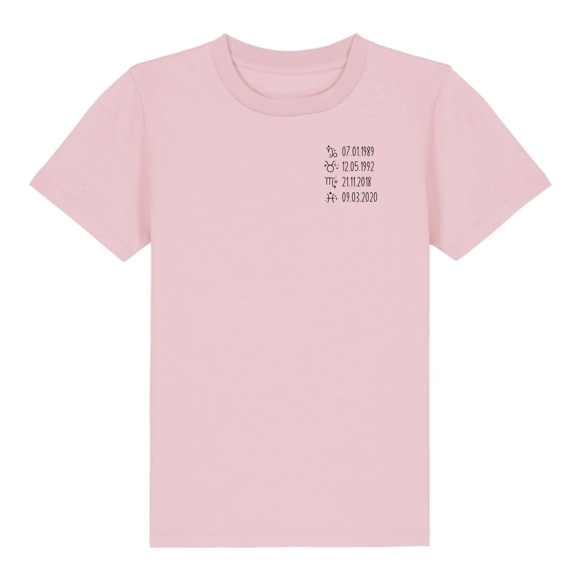 Sternzeichen - Bio Kinder Shirt *personalisierbar* Mini Creator Shirt 2.0 ST ST Cotton-Pink