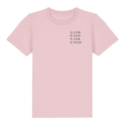 Sternzeichen - Bio Kinder Shirt *personalisierbar* Mini Creator Shirt 2.0 ST ST Cotton-Pink