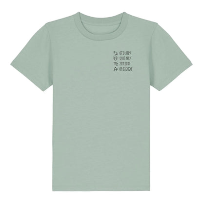 Sternzeichen - Bio Kinder Shirt *personalisierbar* Mini Creator Shirt 2.0 ST ST Aloe