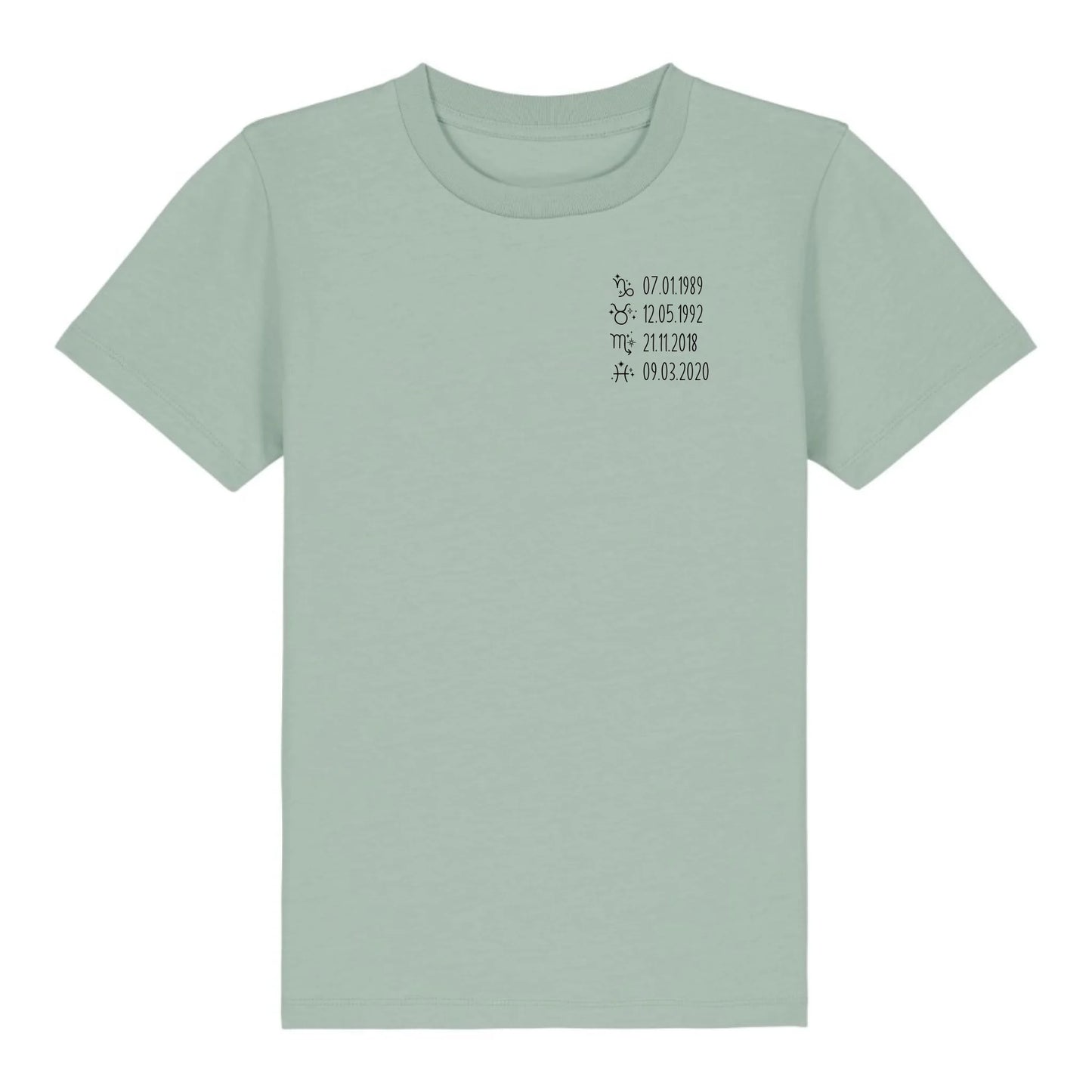 Sternzeichen - Bio Kinder Shirt *personalisierbar*