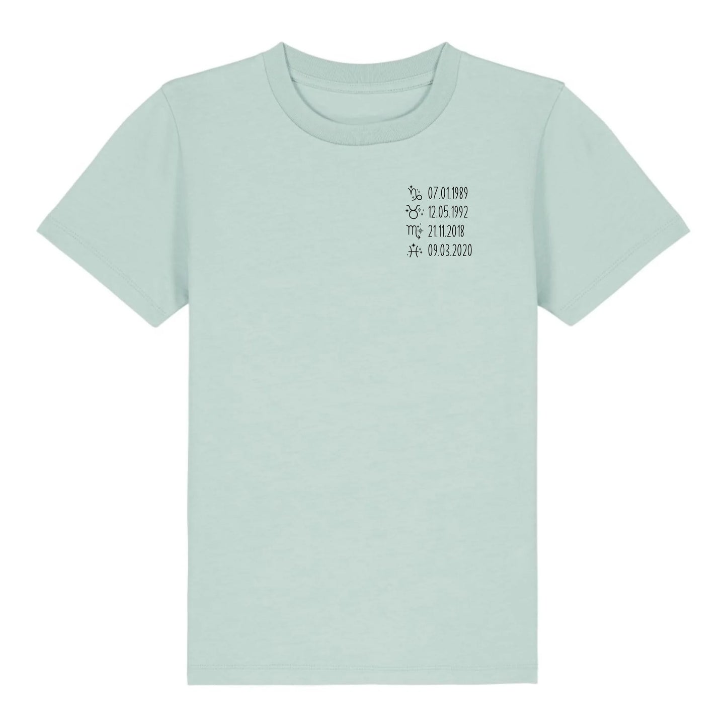 Sternzeichen - Bio Kinder Shirt *personalisierbar*