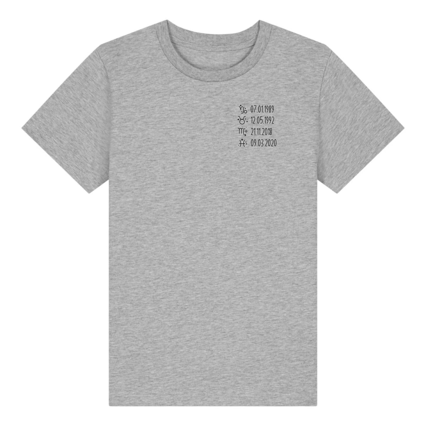 Sternzeichen - Bio Kinder Shirt *personalisierbar* Mini Creator Shirt 2.0 ST ST Heather-Grey