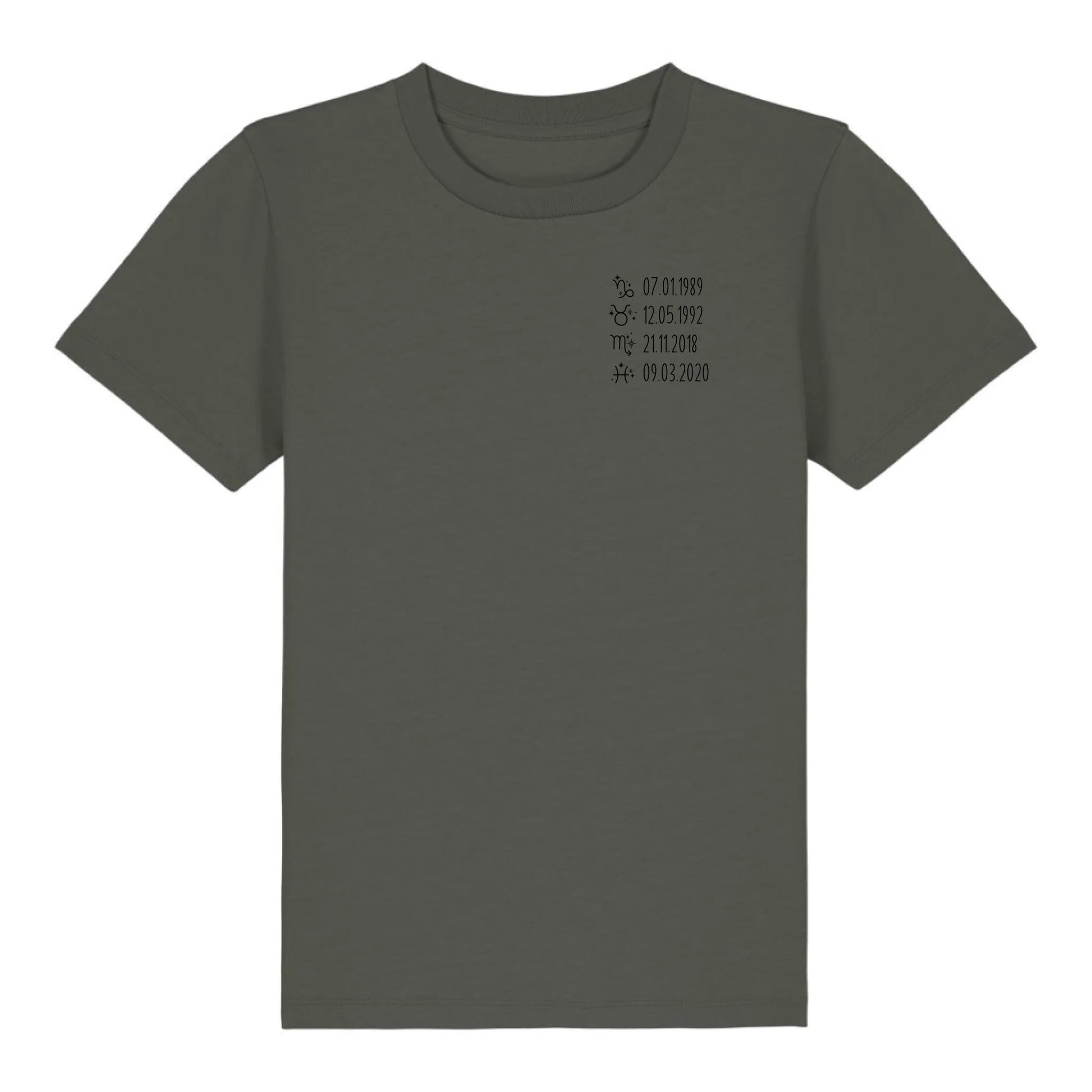 Sternzeichen - Bio Kinder Shirt *personalisierbar* Mini Creator Shirt 2.0 ST ST Khaki