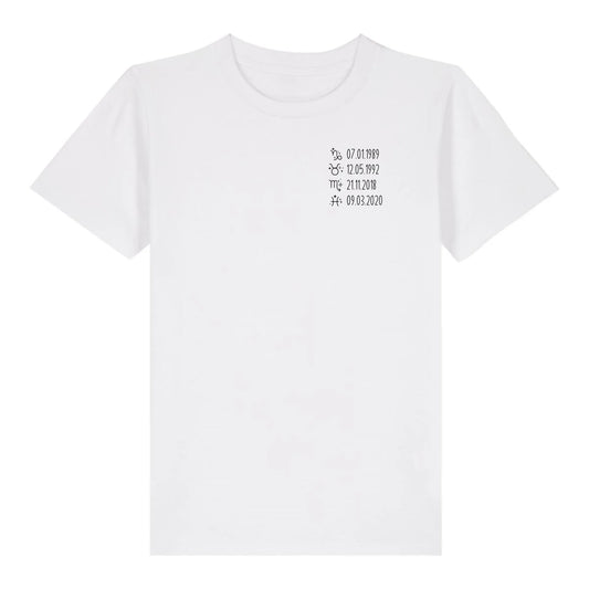 Sternzeichen - Bio Kinder Shirt *personalisierbar* Mini Creator Shirt 2.0 ST ST White