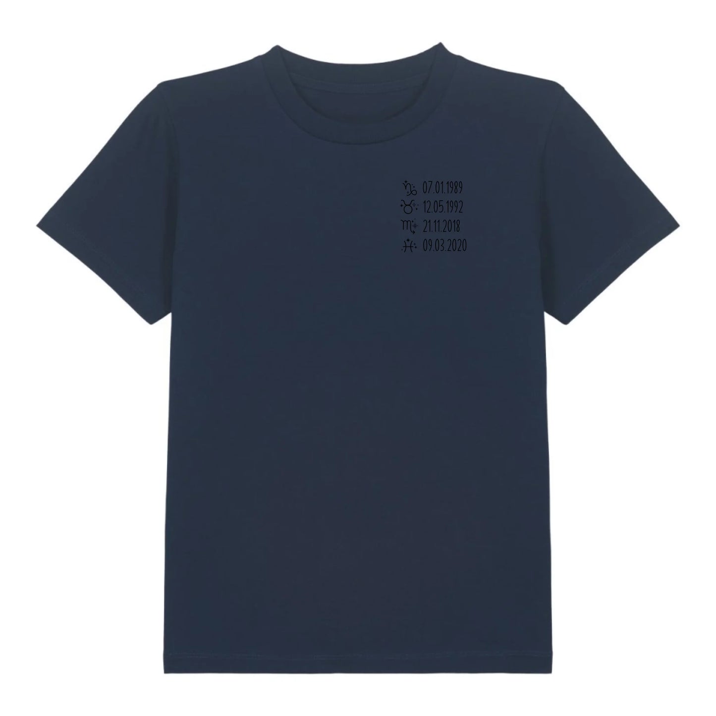 Sternzeichen - Bio Kinder Shirt *personalisierbar* Mini Creator Shirt 2.0 ST ST French-Navy