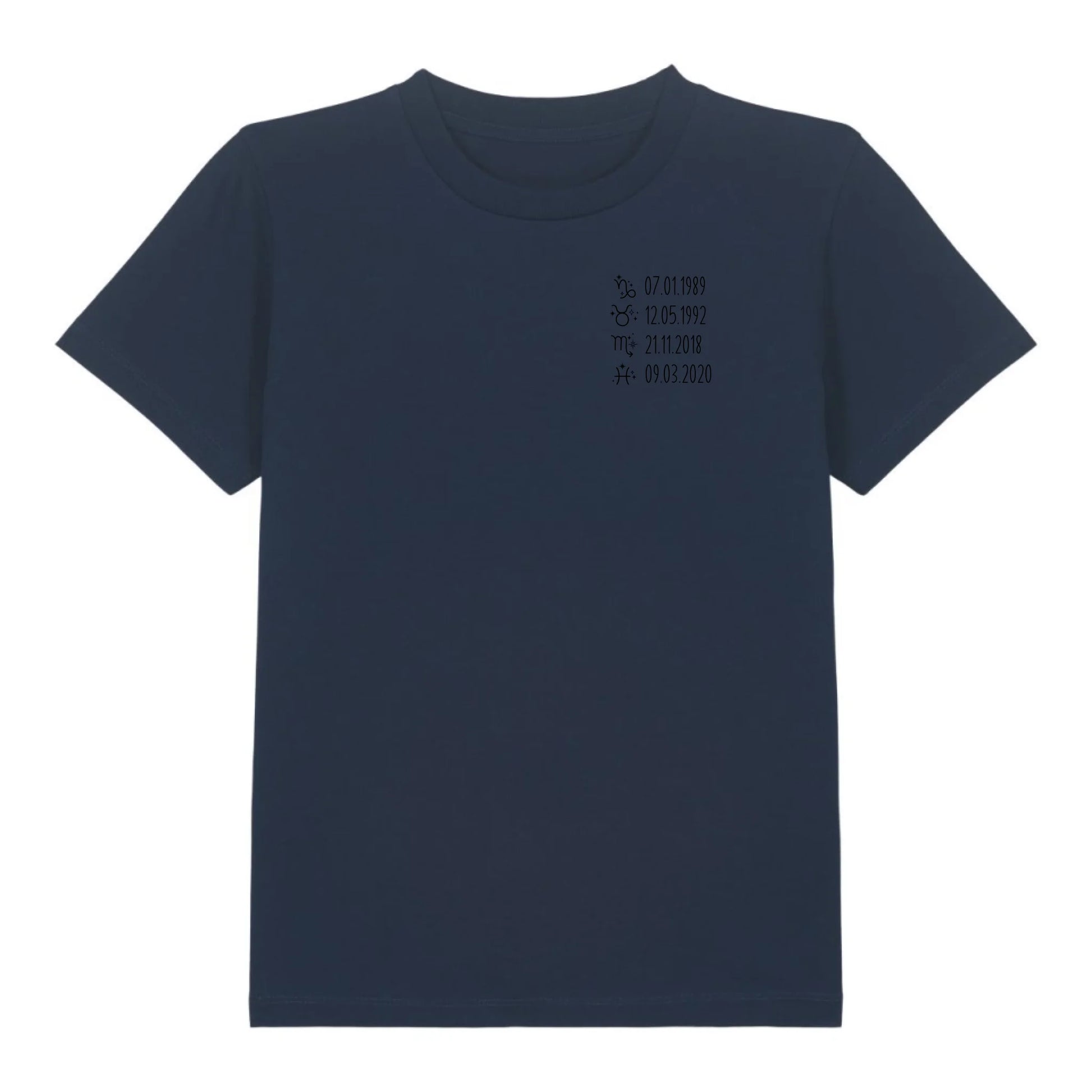 Sternzeichen - Bio Kinder Shirt *personalisierbar* Mini Creator Shirt 2.0 ST ST French-Navy