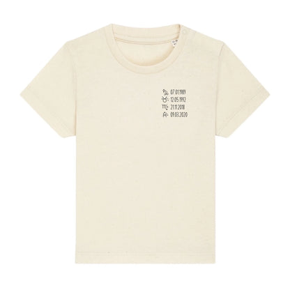 Sternzeichen - Bio Baby Shirt *personalisierbar* Baby Creator T-Shirt ST ST NEU Natural-Raw