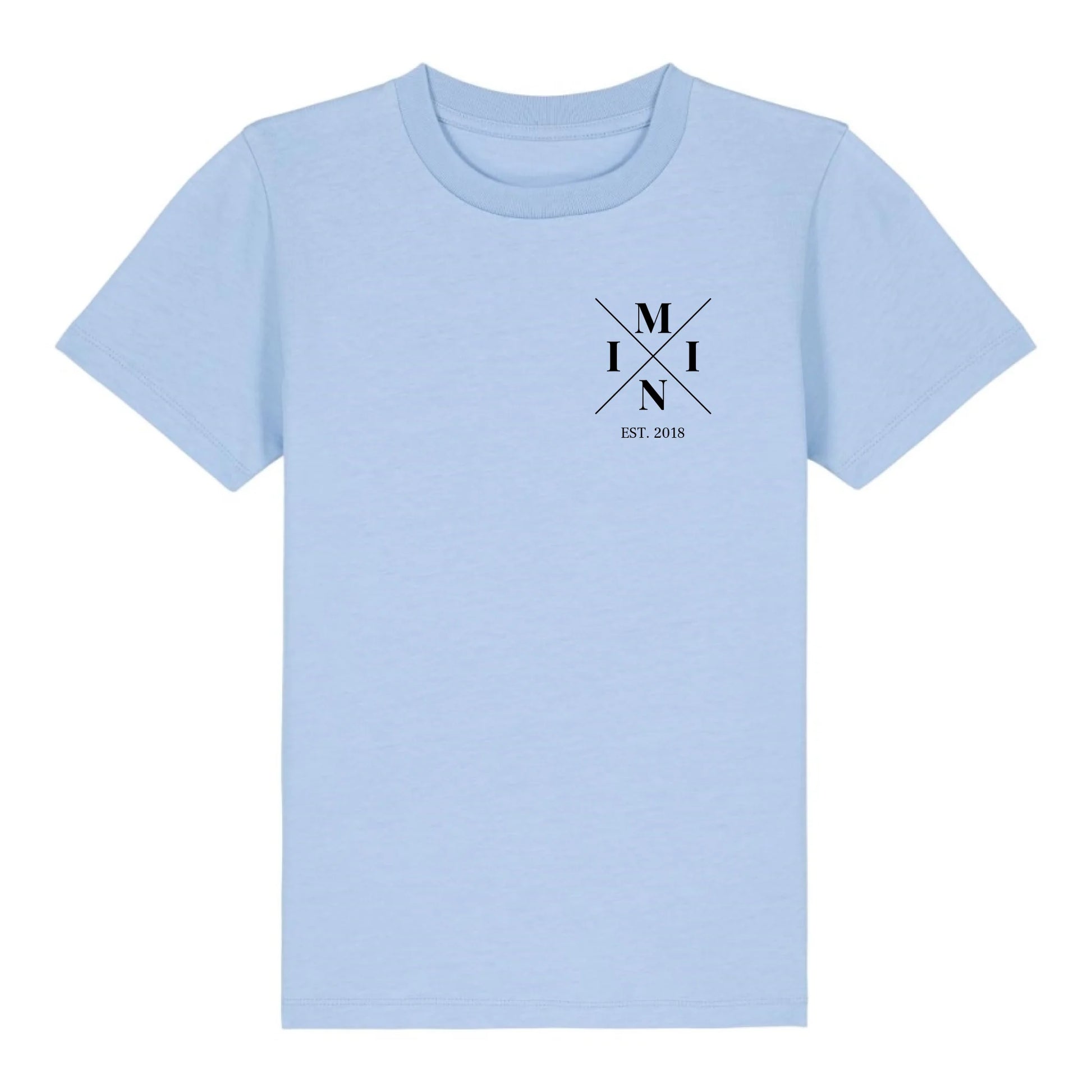 Mini Minimal - Bio Kinder Shirt *personalisierbar* Mini Creator Shirt 2.0 ST ST Blue-Soul