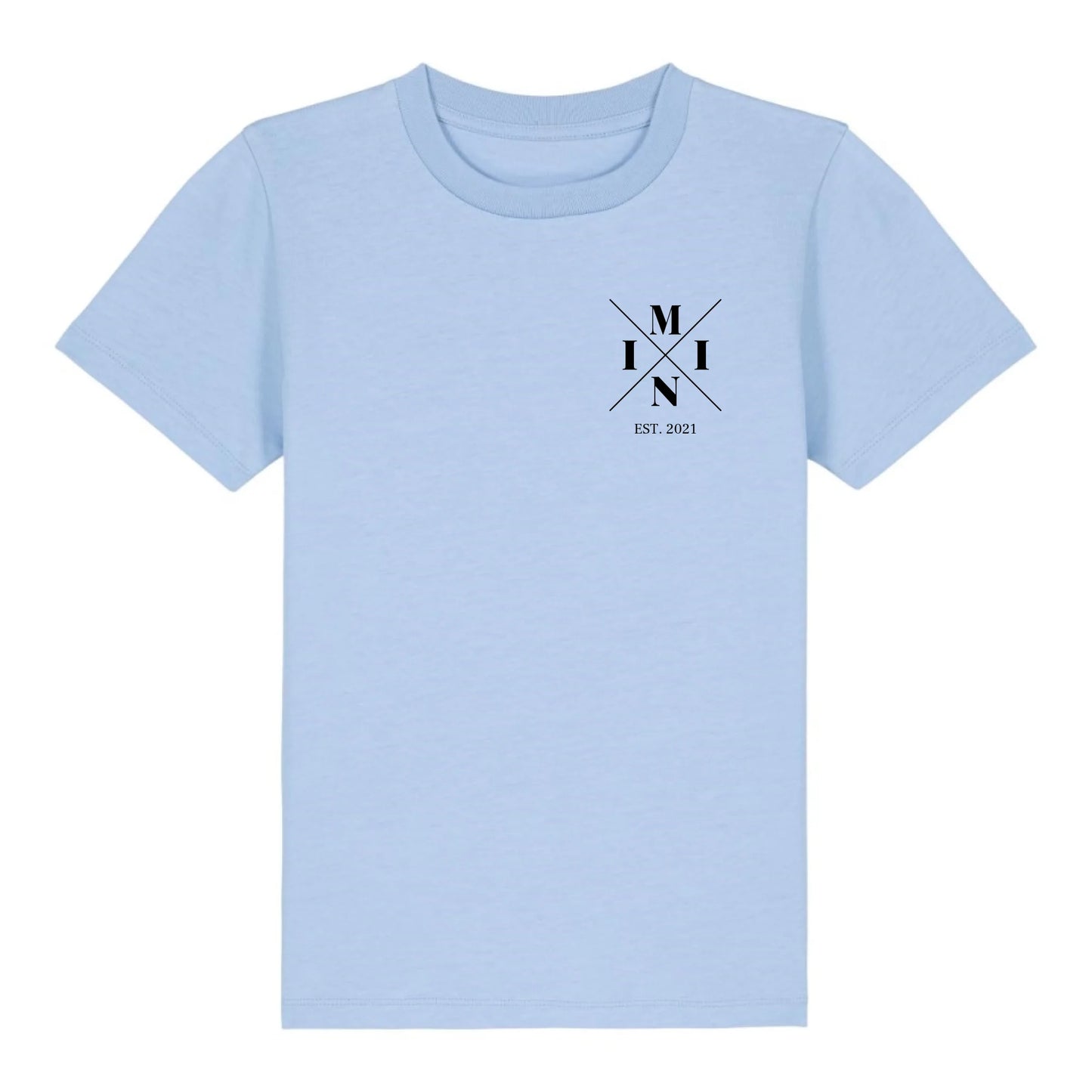 Mini Minimal + Symbole - Bio Kinder Shirt *personalisierbar* Mini Creator Shirt 2.0 ST ST Blue-Soul