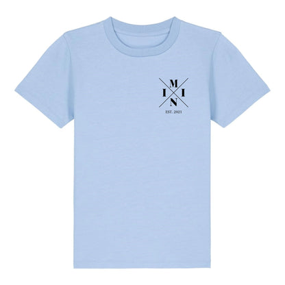 Mini Minimal + Symbole - Bio Kinder Shirt *personalisierbar* Mini Creator Shirt 2.0 ST ST Blue-Soul